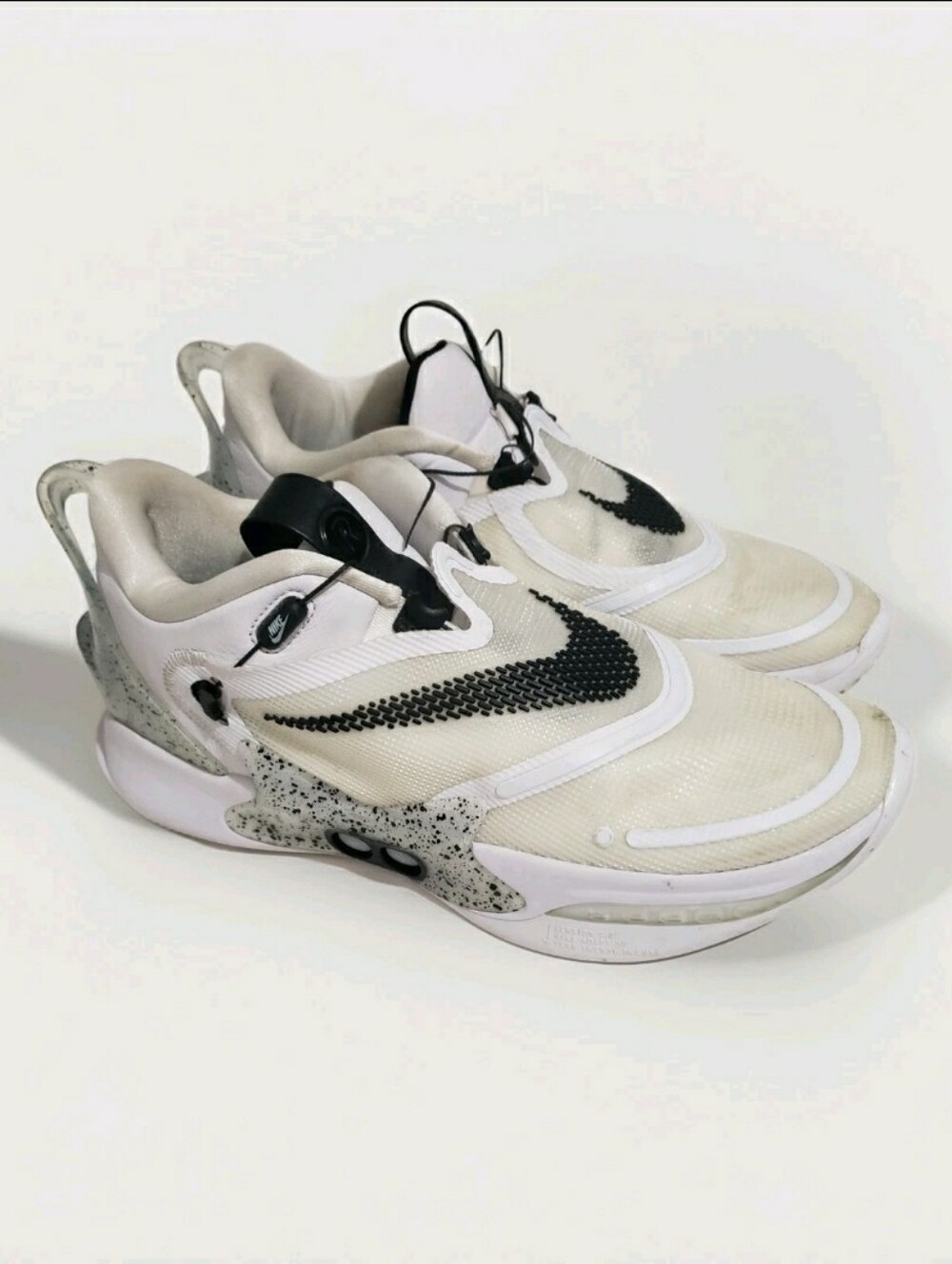 Nike Adapt BB 2.0 Oreo White Cement BQ5397-101 Men’s Size 10 Auto Lacing Shoes